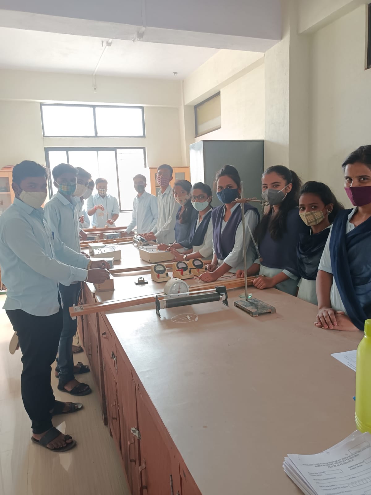 Physics Laboratory at G.R.M. Junior Science College, Latur